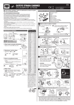 Cateye Strada Cadence [CC-RD200] Computer Manuel utilisateur