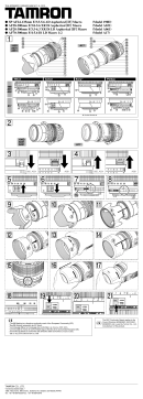 Tamron A061 AF28-300mm F/3.5-6.3 XR Di LD Aspherical [IF] MACRO Manuel utilisateur