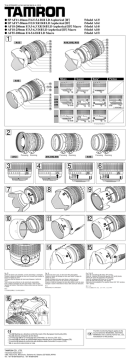 Tamron A15 AF55-200mm F/4-5.6 Di II Manuel utilisateur