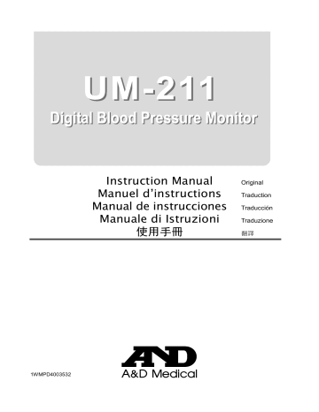 AND UM-211 Manuel utilisateur | Fixfr