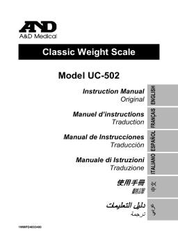 AND UC-502 Manuel utilisateur