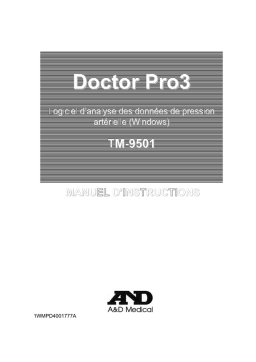 AND Doctor Pro 3 Manuel utilisateur