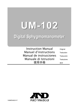 AND UM-102 Manuel utilisateur