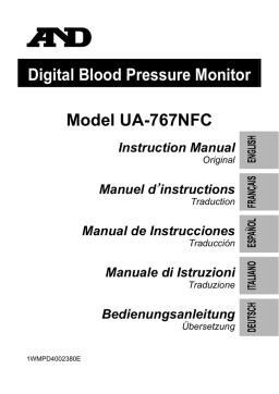 AND UA-767 NFC Manuel utilisateur