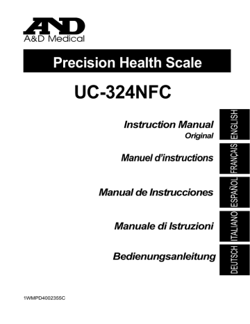 AND UC-324 NFC Manuel utilisateur | Fixfr