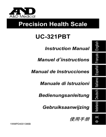 AND UC-321 PBT Manuel utilisateur | Fixfr