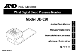 AND UB-328 Manuel utilisateur
