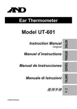 AND UT-601 Manuel utilisateur