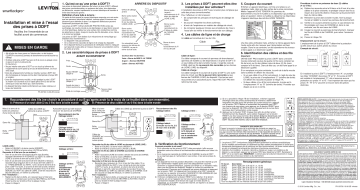 GFWT2-FW | GFTR1-W | GFTR2-FW | Leviton GFNT2-FI NAFTA/ARRA Manuel utilisateur | Fixfr