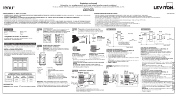 Leviton REL06-WW Renu® Manuel utilisateur | Fixfr