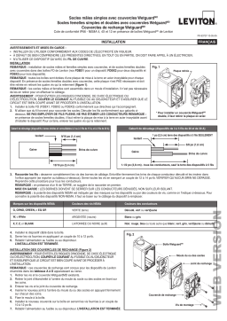 Leviton 59W04 Flanged Inlet Manuel utilisateur