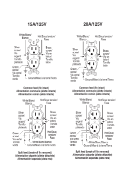 Leviton 8300-SGR Standard Receptacle Manuel utilisateur