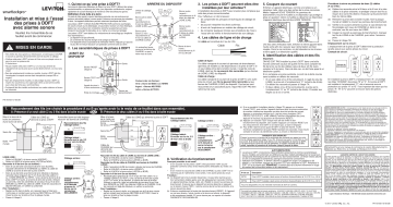 Leviton GFTA1-W Audible GFCI Manuel utilisateur | Fixfr