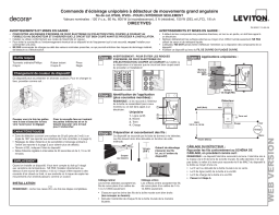 Leviton IPS05-1LZ Wall Switch Manuel utilisateur