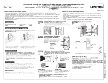 IPS06-1LW | Leviton IPS05-1LZ Wall Switch Manuel utilisateur | Fixfr