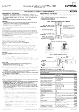 Leviton ZSD07-ADZ All Product Manuel utilisateur