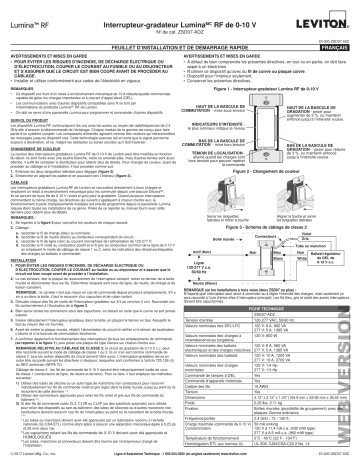 Leviton ZSD07-ADZ All Product Manuel utilisateur | Fixfr