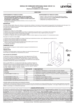 Leviton 89A00-1ZB All Product Manuel utilisateur