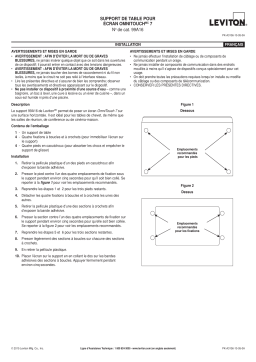 Leviton 99A16-1 Hardware Manuel utilisateur