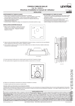 Leviton 33A00-3 Omni Wired Accessory Manuel utilisateur