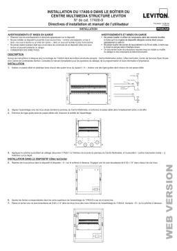 Leviton 17A00-9 Omni Wired Accessory Manuel utilisateur