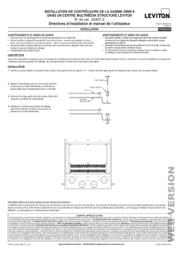 Leviton 20A07-2 Omni Wired Accessory Manuel utilisateur