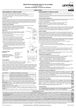 Leviton 45A00-1 Omni Wireless Accessory Manuel utilisateur