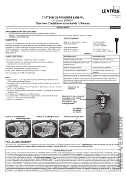 Leviton 63A00-1 Omni Wireless Accessory Manuel utilisateur