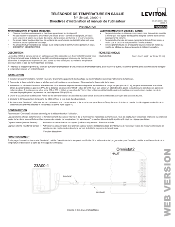 Leviton 23A00-1 Accessory Manuel utilisateur | Fixfr