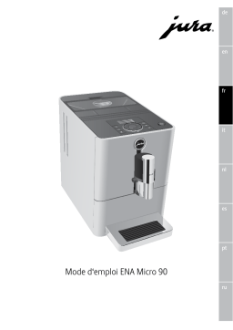 Jura ENA Micro 90 Manuel utilisateur