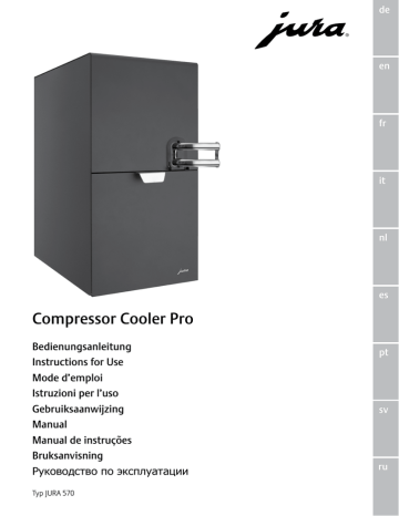 Mode d'emploi | Jura Compressor Cooler Pro Manuel utilisateur | Fixfr