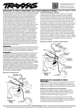 Traxxas Nautica ESC Manuel utilisateur