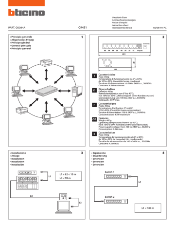 Mode d'emploi | Bticino C9451 Manuel utilisateur | Fixfr