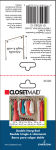 Tringle &agrave; v&ecirc;tements double ClosetMaid : Chat IA et PDF