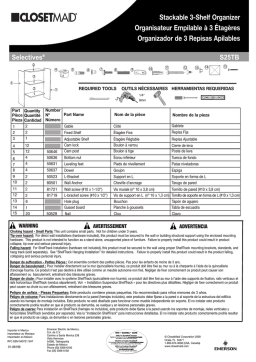 ClosetMaid 7030 Guide d'installation