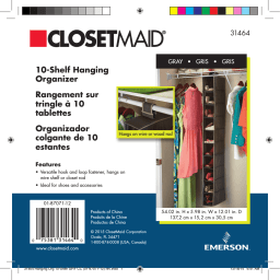 ClosetMaid 31464 Guide d'installation