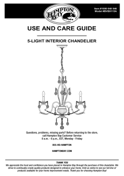 Hampton Bay BVB9115A Guide d'installation