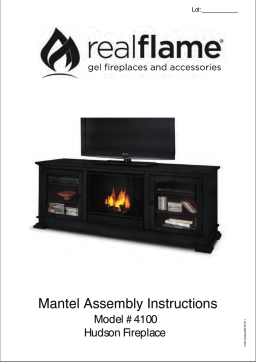 Real Flame 4100-E Guide d'installation