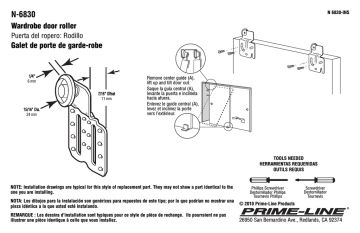 Prime-Line N 6830 Guide d'installation | Fixfr