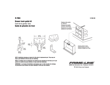 Prime-Line R 7084 Guide d'installation | Fixfr