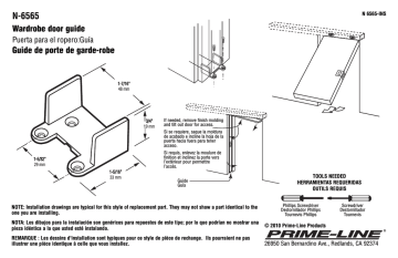 Prime-Line N 6565 Guide d'installation | Fixfr