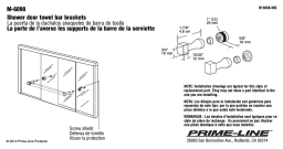 Prime-Line M 6098 Guide d'installation