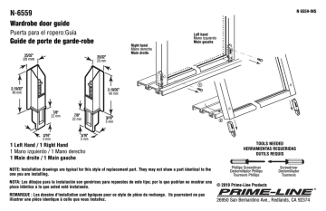 Prime-Line N 6559 Guide d'installation | Fixfr