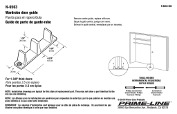 Prime-Line N 6563 Guide d'installation