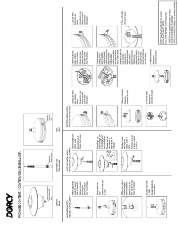 Dorcy 41-1090 Guide d'installation | Fixfr