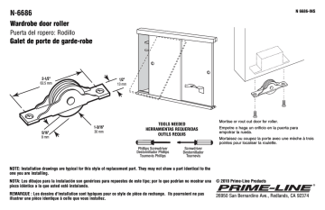 Prime-Line N 6686 Guide d'installation | Fixfr