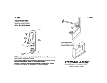 Prime-Line Products R 7141 Guide d'installation | Fixfr