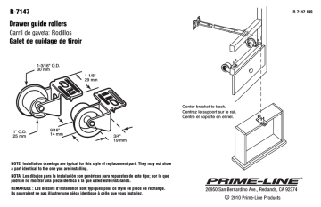 Prime-Line Products R 7147 Guide d'installation | Fixfr