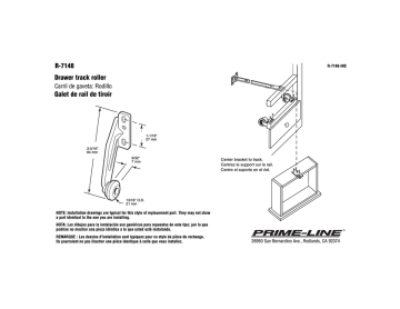 Prime-Line Products R 7148 Guide d'installation | Fixfr