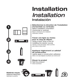 none PANH468R Guide d'installation